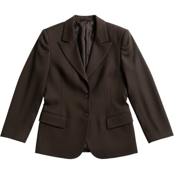 Brooks Brothers Jackets & Blazers - Brooks Brothers Blazer 12 Brown Pure Wool 2-Button Flap Pockets Dark Academia
